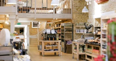 Daylesford farmshop near Kingham draws customers from far and wide.