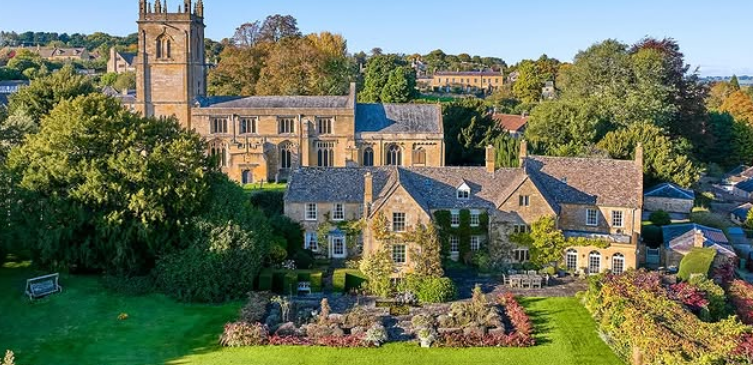 View off the manor house in Blockley