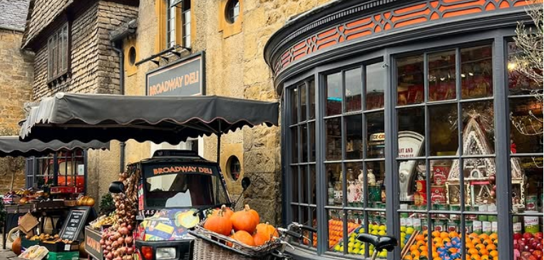Deli in Woodstock in the Cotswolds